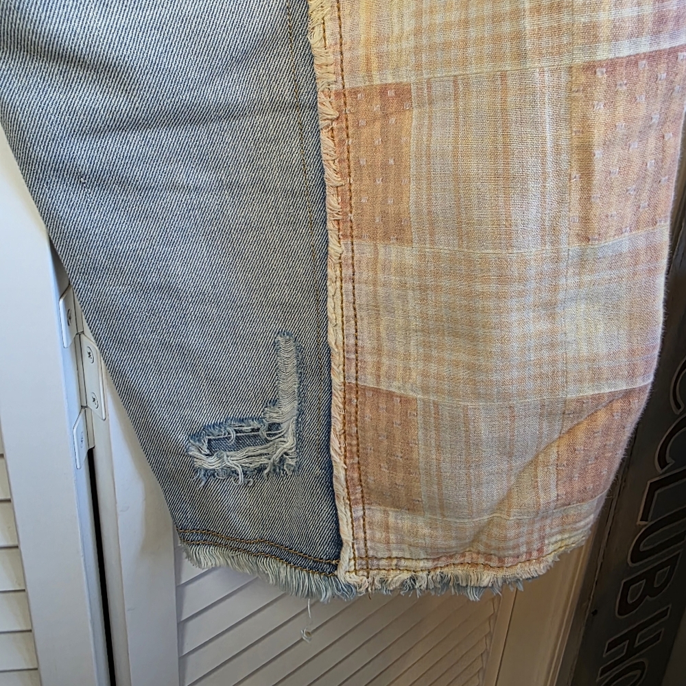 The Wanderlight POL Patchwork/Wide-Leg Jeans Boho… - image 9